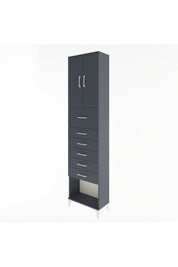 Arges Dolap 2 Raflı 6 Çekmeceli 2 Kapaklı 60x30x243 - S32M045V5A