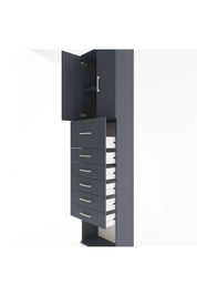 Arges Dolap 2 Raflı 6 Çekmeceli 2 Kapaklı 60x30x243 - S32M045V5A
