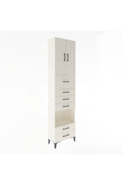Arges Dolap 3 Raflı 6 Çekmeceli 2 Kapaklı 60x30x243 - S32M046V1A