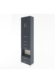 Arges Dolap 3 Raflı 6 Çekmeceli 2 Kapaklı 60x30x243 - S32M046V5A