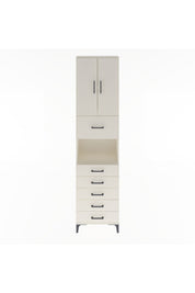 Arges Dolap 3 Raflı 6 Çekmeceli 2 Kapaklı 60x30x243 - S32M047V1A