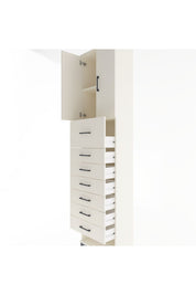 Arges Dolap 2 Raflı 7 Çekmeceli 2 Kapaklı 60x30x243 - S32M048V1A