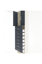 Arges Dolap 2 Raflı 7 Çekmeceli 2 Kapaklı 60x30x243 - S32M048V2A