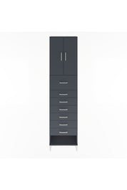 Arges Dolap 2 Raflı 7 Çekmeceli 2 Kapaklı 60x30x243 - S32M048V5A