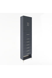 Arges Dolap 2 Raflı 7 Çekmeceli 2 Kapaklı 60x30x243 - S32M048V5A