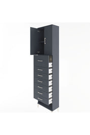 Arges Dolap 2 Raflı 7 Çekmeceli 2 Kapaklı 60x30x243 - S32M048V5A