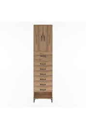 Arges Dolap 2 Raflı 7 Çekmeceli 2 Kapaklı 60x30x243 - S32M048V9A