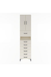Arges Dolap 3 Raflı 6 Çekmeceli 2 Kapaklı 60x30x243 - S32M050V1A