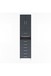 Arges Dolap 3 Raflı 6 Çekmeceli 2 Kapaklı 60x30x243 - S32M050V5A