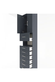Arges Dolap 3 Raflı 6 Çekmeceli 2 Kapaklı 60x30x243 - S32M050V5A