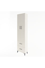 Arges Dolap 4 Raflı 2 Çekmeceli 2 Kapaklı 60x30x243 - S32M051V1A