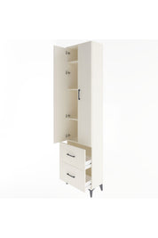 Arges Dolap 4 Raflı 2 Çekmeceli 2 Kapaklı 60x30x243 - S32M051V1A