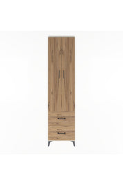 Arges Dolap 4 Raflı 2 Çekmeceli 2 Kapaklı 60x30x243 - S32M051V3A
