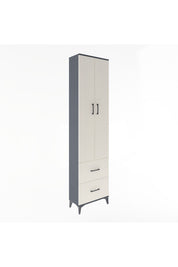 Arges Dolap 4 Raflı 2 Çekmeceli 2 Kapaklı 60x30x243 - S32M051V4A
