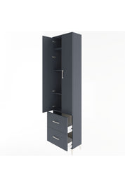 Arges Dolap 4 Raflı 2 Çekmeceli 2 Kapaklı 60x30x243 - S32M051V5A
