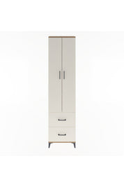 Arges Dolap 4 Raflı 2 Çekmeceli 2 Kapaklı 60x30x243 - S32M051V7A