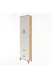 Arges Dolap 4 Raflı 2 Çekmeceli 2 Kapaklı 60x30x243 - S32M051V7A