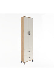 Arges Dolap 4 Raflı 2 Çekmeceli 2 Kapaklı 60x30x243 - S32M051V7A