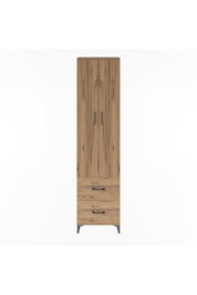 Arges Dolap 4 Raflı 2 Çekmeceli 2 Kapaklı 60x30x243 - S32M051V9A
