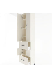 Arges Dolap 5 Raflı 2 Çekmeceli 4 Kapaklı 60x30x243 - S32M052V1A