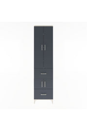 Arges Dolap 5 Raflı 2 Çekmeceli 4 Kapaklı 60x30x243 - S32M052V2A