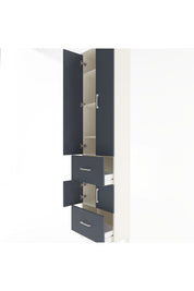 Arges Dolap 5 Raflı 2 Çekmeceli 4 Kapaklı 60x30x243 - S32M052V2A