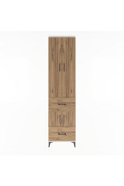 Arges Dolap 5 Raflı 2 Çekmeceli 4 Kapaklı 60x30x243 - S32M052V3A