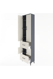 Arges Dolap 5 Raflı 2 Çekmeceli 4 Kapaklı 60x30x243 - S32M052V4A