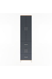 Arges Dolap 5 Raflı 2 Çekmeceli 4 Kapaklı 60x30x243 - S32M052V8A