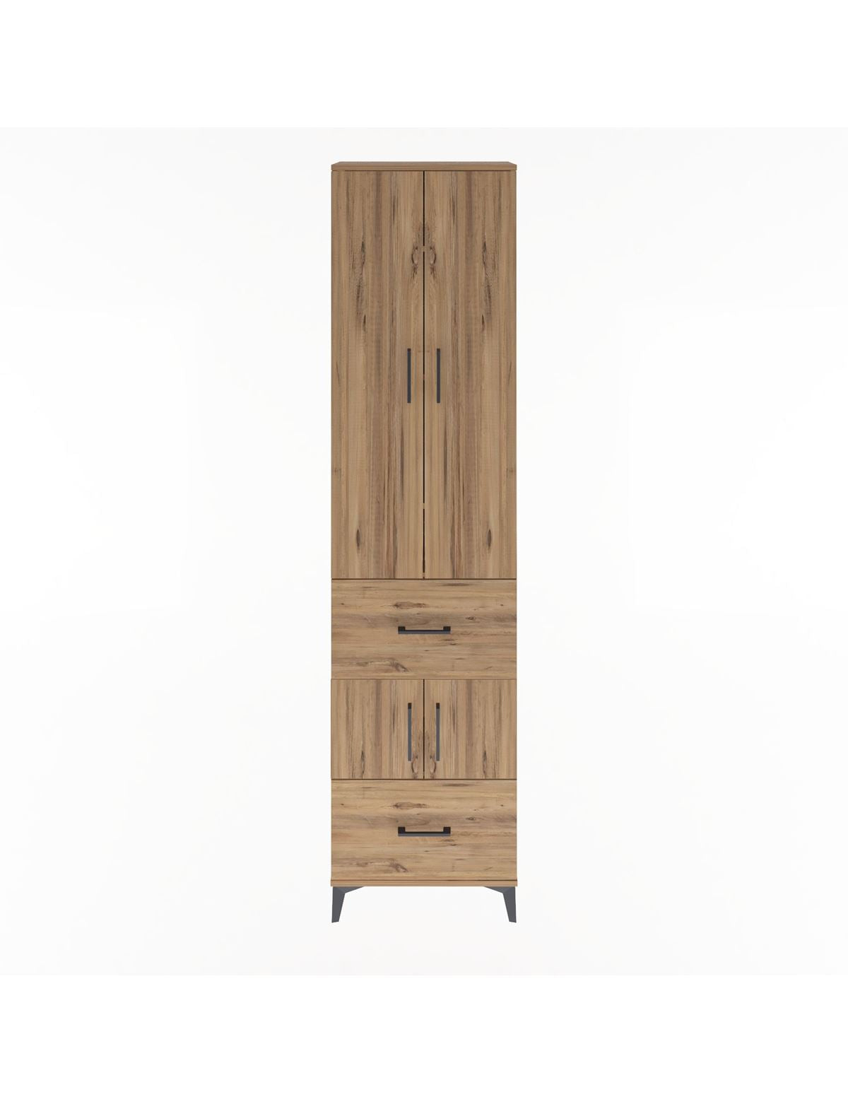 Arges Dolap 5 Raflı 2 Çekmeceli 4 Kapaklı 60x30x243 - S32M052V9A