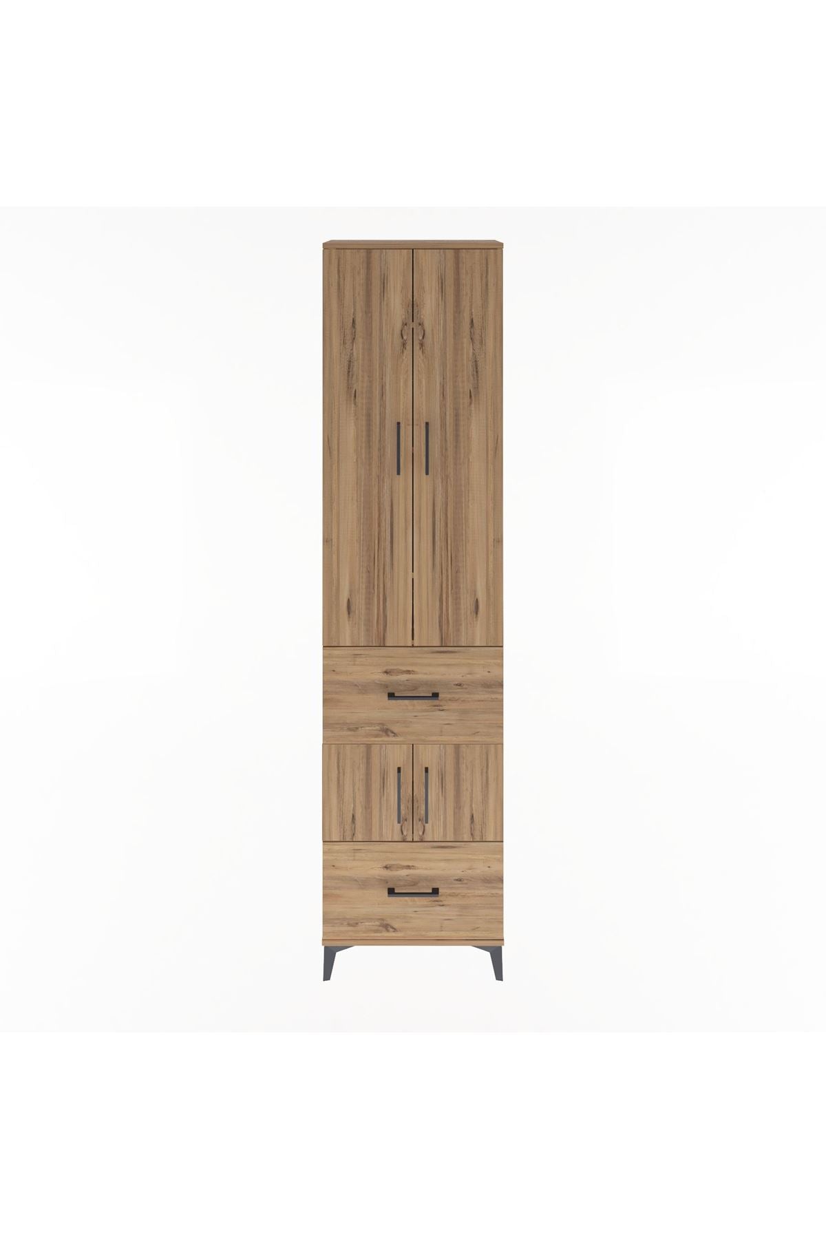 Arges Dolap 5 Raflı 2 Çekmeceli 4 Kapaklı 60x30x243 - S32M052V9A