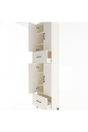 Arges Dolap 6 Raflı 2 Çekmeceli 4 Kapaklı 60x30x243 - S32M053V1A