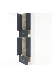 Arges Dolap 6 Raflı 2 Çekmeceli 4 Kapaklı 60x30x243 - S32M053V2A