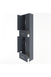 Arges Dolap 6 Raflı 2 Çekmeceli 4 Kapaklı 60x30x243 - S32M053V5A