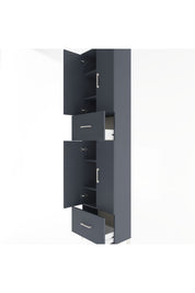 Arges Dolap 6 Raflı 2 Çekmeceli 4 Kapaklı 60x30x243 - S32M053V5A