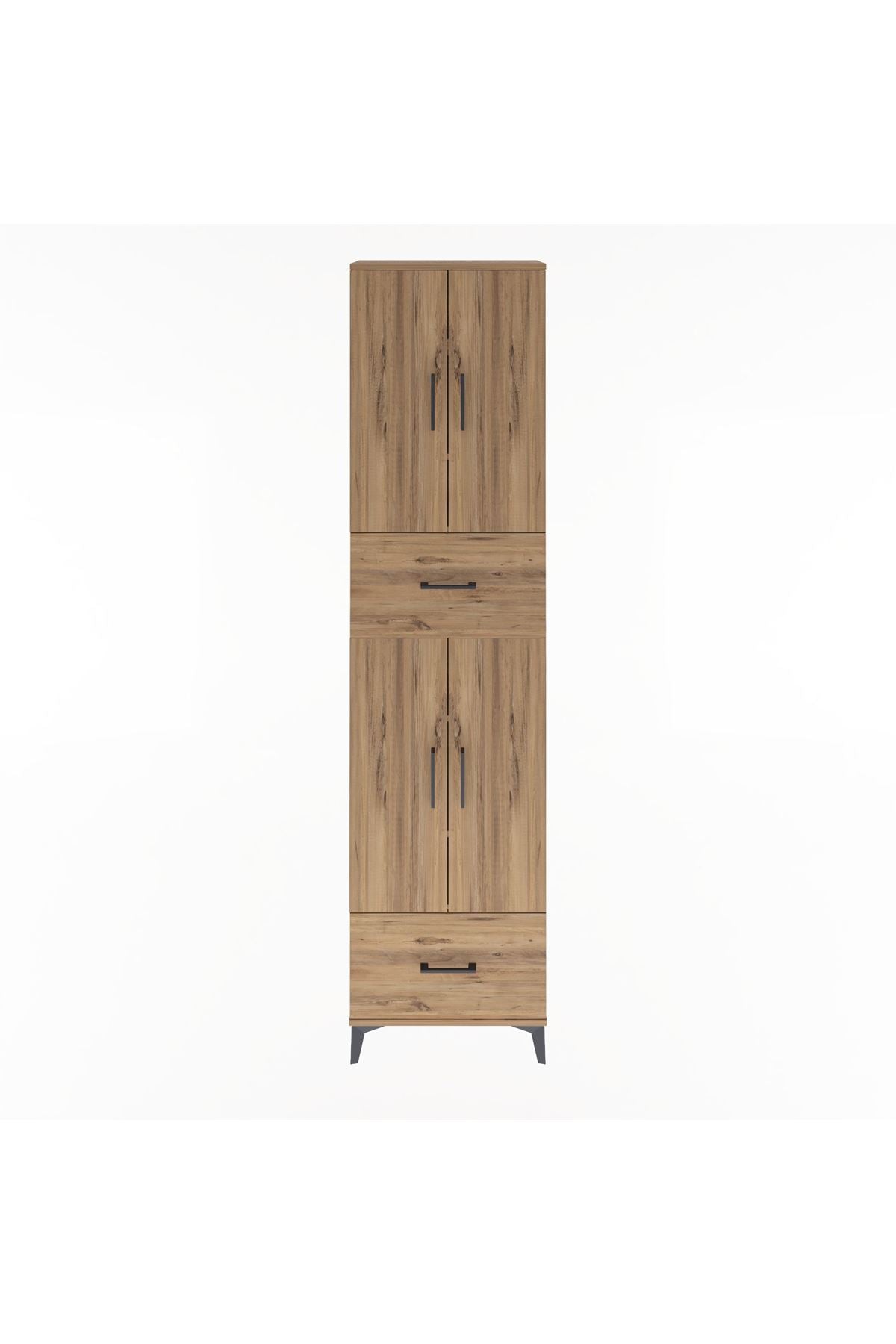 Arges Dolap 6 Raflı 2 Çekmeceli 4 Kapaklı 60x30x243 - S32M053V9A