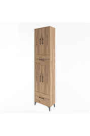 Arges Dolap 6 Raflı 2 Çekmeceli 4 Kapaklı 60x30x243 - S32M053V9A