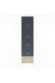 Arges Dolap 5 Raflı 2 Çekmeceli 4 Kapaklı 60x30x243 - S32M054V2A