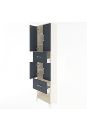 Arges Dolap 5 Raflı 2 Çekmeceli 4 Kapaklı 60x30x243 - S32M054V2A