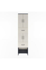 Arges Dolap 5 Raflı 2 Çekmeceli 4 Kapaklı 60x30x243 - S32M054V4A