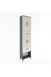 Arges Dolap 5 Raflı 2 Çekmeceli 4 Kapaklı 60x30x243 - S32M054V4A