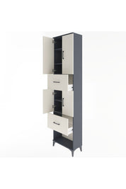 Arges Dolap 5 Raflı 2 Çekmeceli 4 Kapaklı 60x30x243 - S32M054V4A