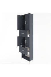 Arges Dolap 5 Raflı 2 Çekmeceli 4 Kapaklı 60x30x243 - S32M054V5A