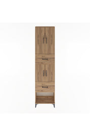 Arges Dolap 5 Raflı 2 Çekmeceli 4 Kapaklı 60x30x243 - S32M054V9A
