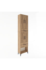 Arges Dolap 5 Raflı 2 Çekmeceli 4 Kapaklı 60x30x243 - S32M054V9A