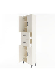 Arges Dolap 5 Raflı 2 Çekmeceli 4 Kapaklı 60x30x243 - S32M055V1A