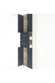Arges Dolap 5 Raflı 2 Çekmeceli 4 Kapaklı 60x30x243 - S32M055V2A
