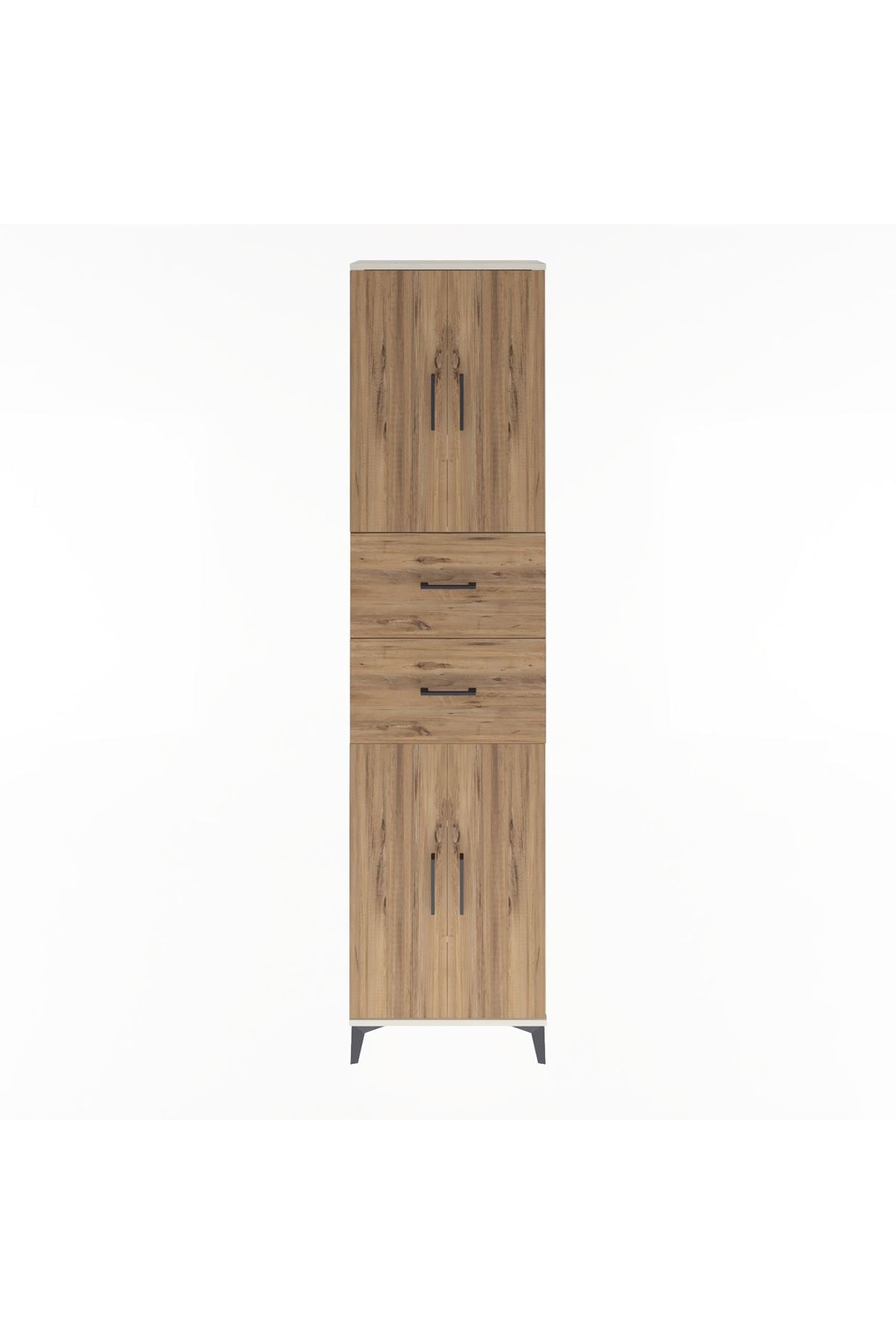 Arges Dolap 5 Raflı 2 Çekmeceli 4 Kapaklı 60x30x243 - S32M055V3A