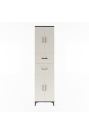 Arges Dolap 5 Raflı 2 Çekmeceli 4 Kapaklı 60x30x243 - S32M055V4A