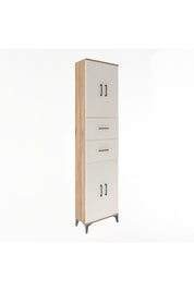 Arges Dolap 5 Raflı 2 Çekmeceli 4 Kapaklı 60x30x243 - S32M055V7A